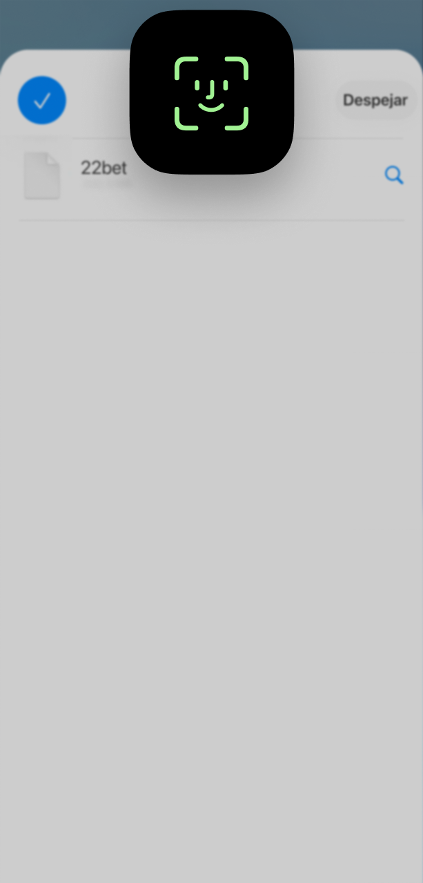 Confirmá la instalación de la app de 22Bet en tu sistema iOS.
