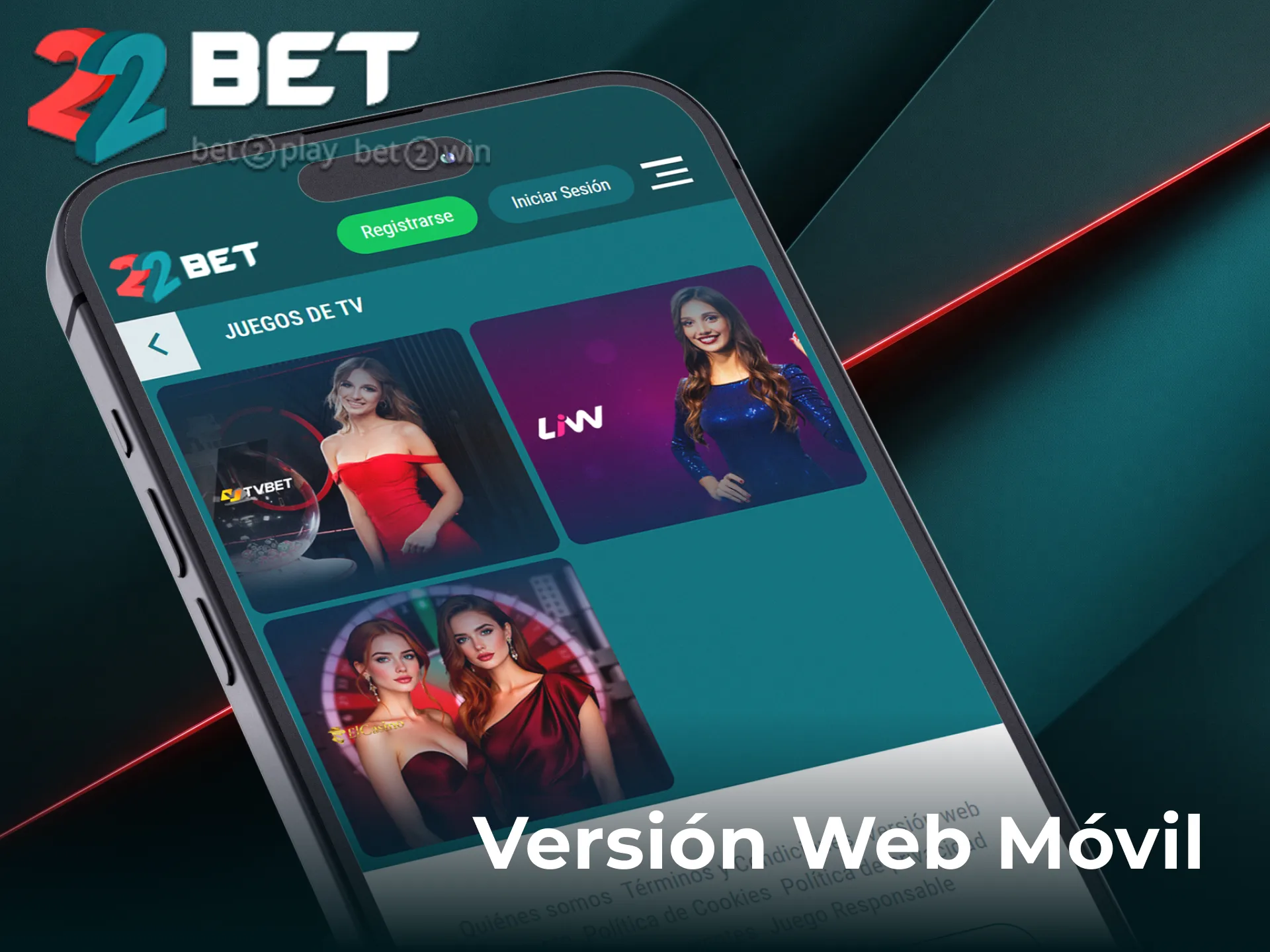 Utilizá la versión web móvil de 22Bet app desde cualquier navegador sin descargar nada.