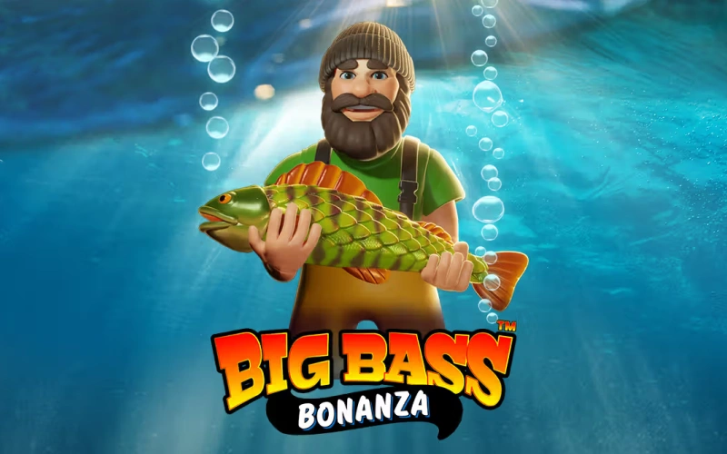Conseguí buenas ganancias en la tragamonedas Big Bass Bonanza de 22Bet.