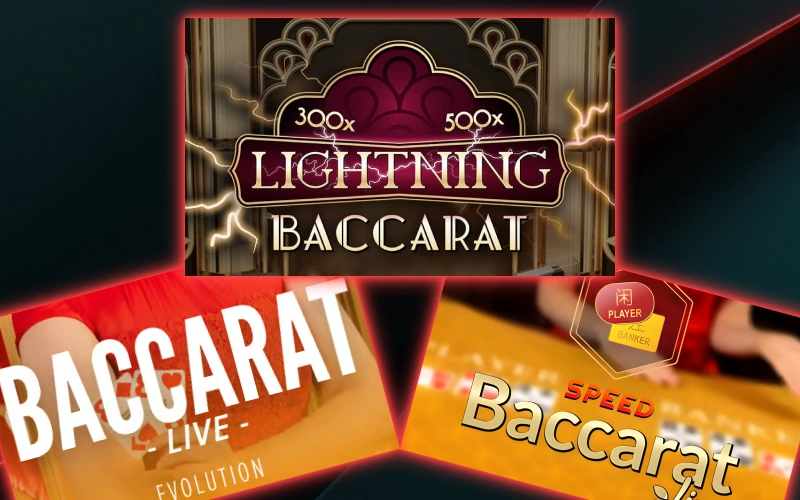 Desafiá al crupier probando tu suerte en el baccarat en vivo de 22Bet.